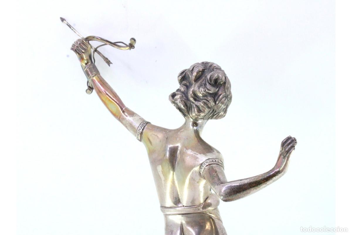 Antig&uuml;edades: Estatua de plata - Arquero - Foto 2