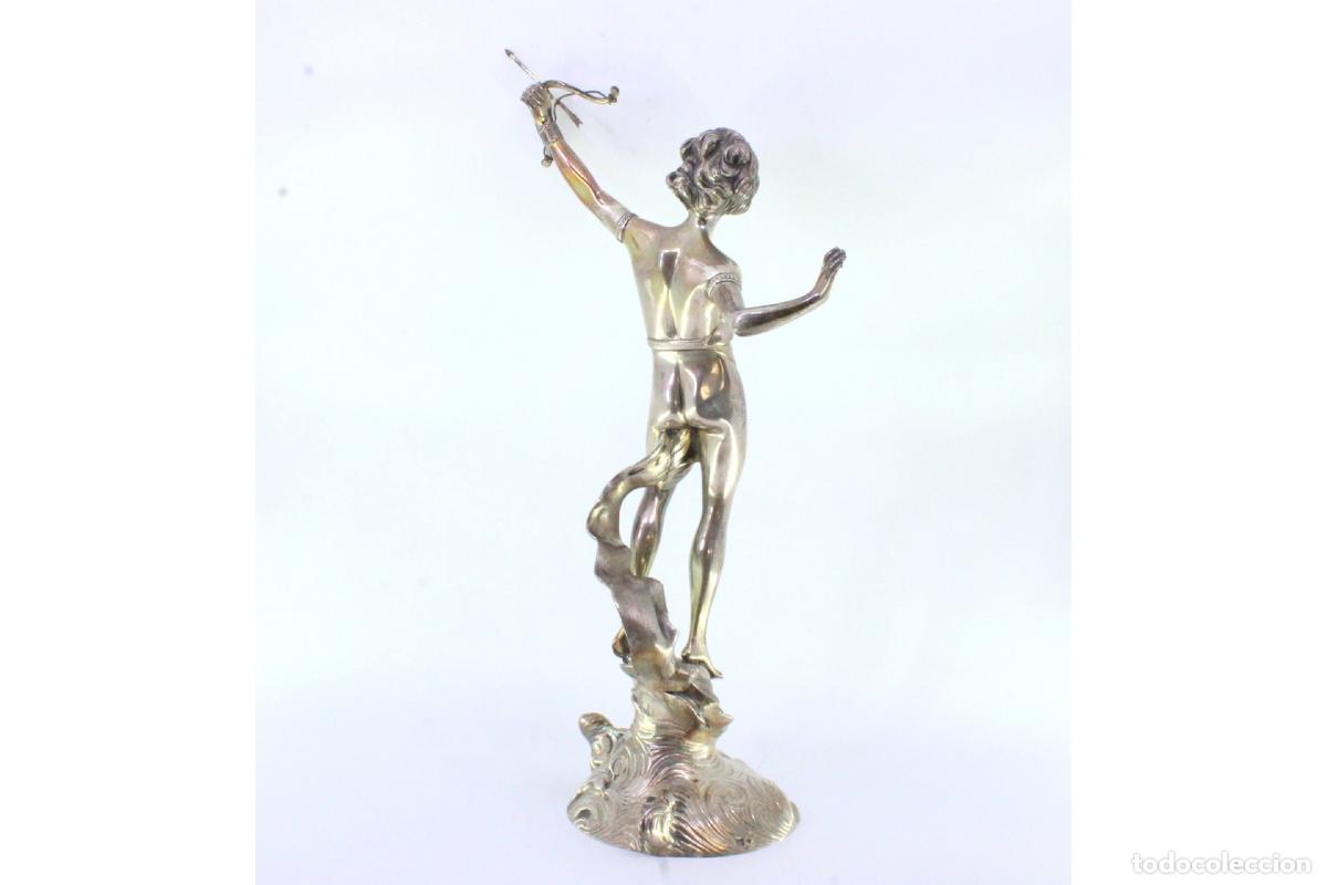Antig&uuml;edades: Estatua de plata - Arquero - Foto 3