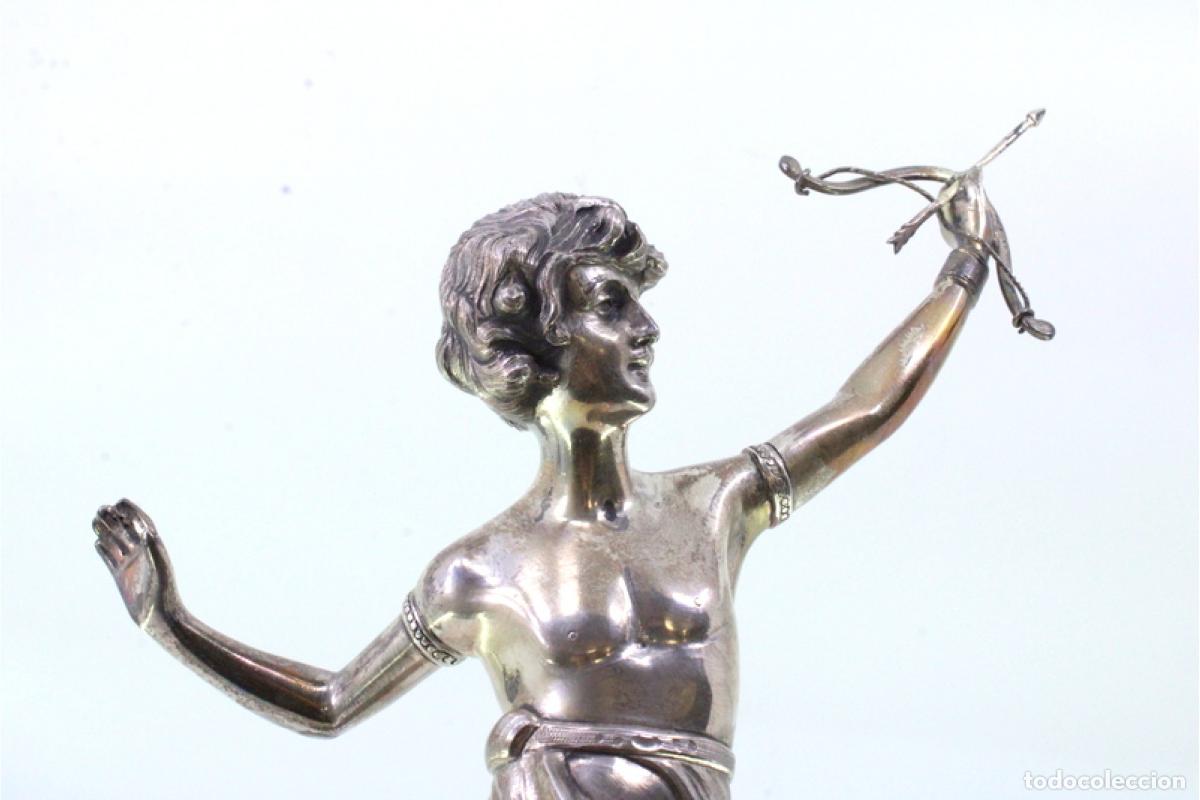 Antig&uuml;edades: Estatua de plata - Arquero - Foto 4