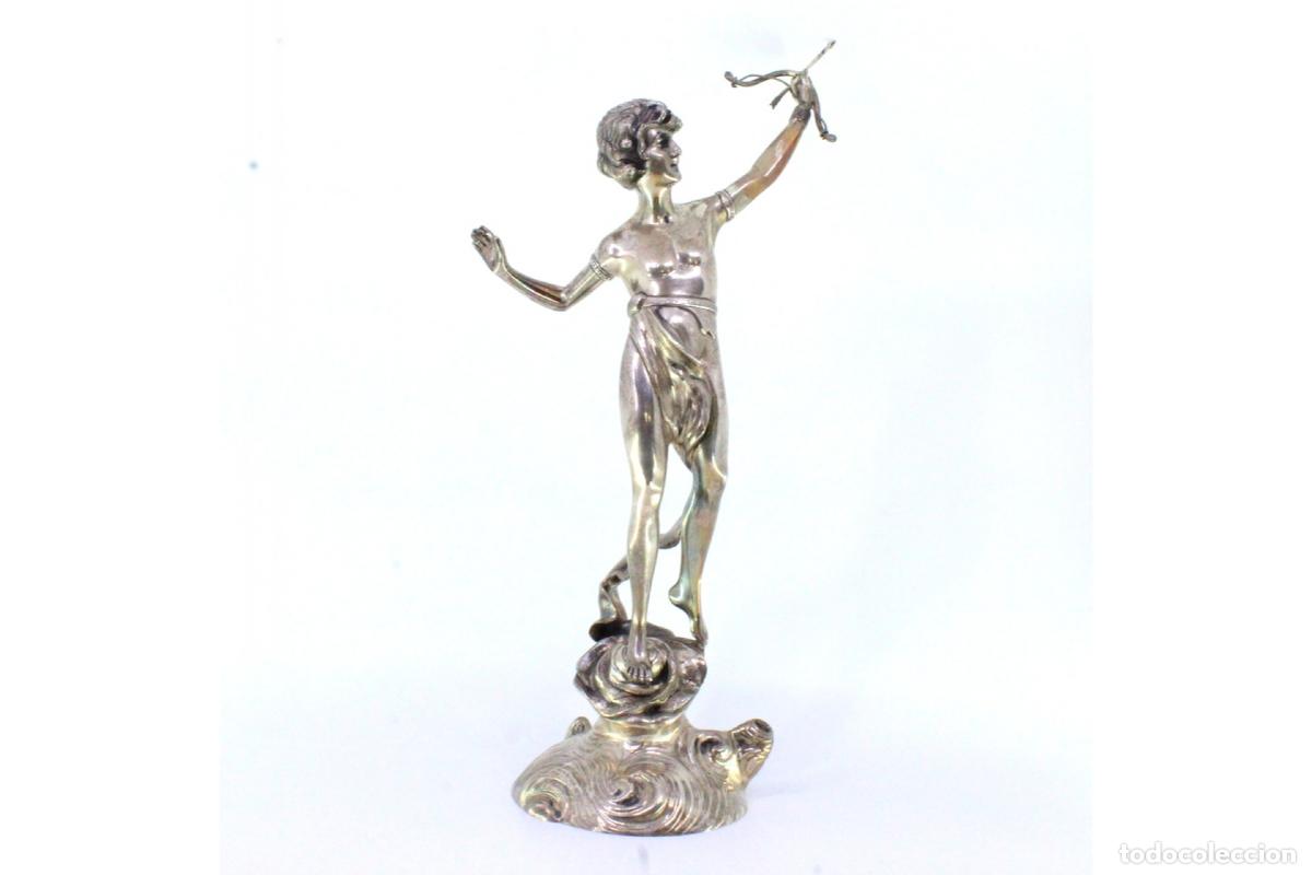Antig&uuml;edades: Estatua de plata - Arquero - Foto 6