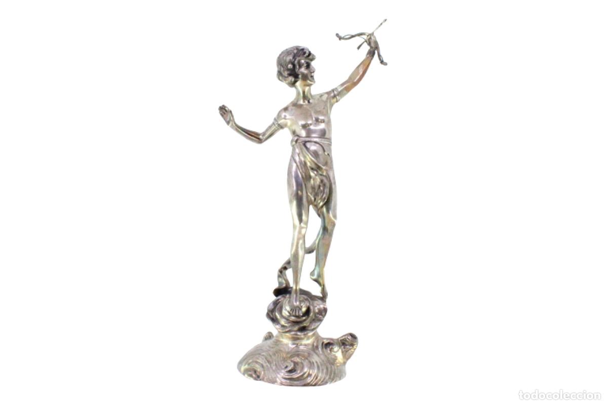 Antig&uuml;edades: Estatua de plata - Arquero - Foto 1