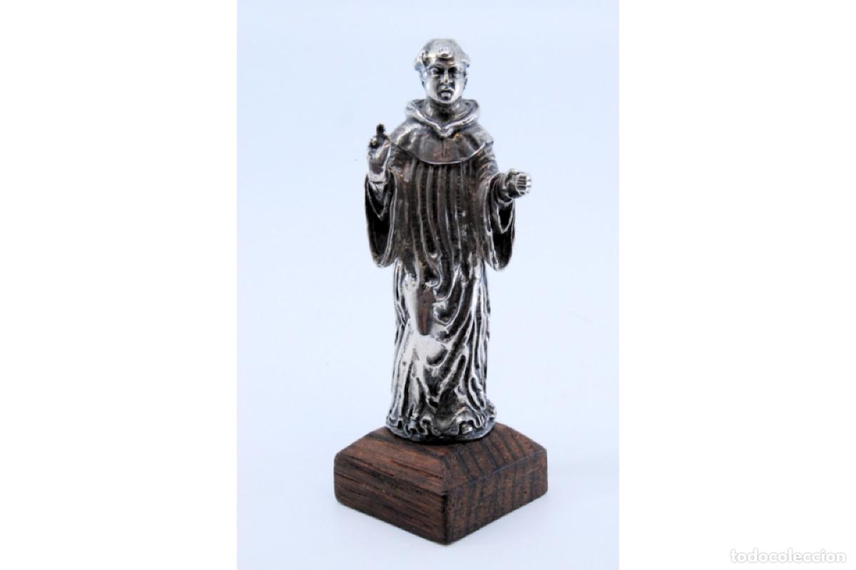 Antig&uuml;edades: Estatuilla de plata - San Antonio - Foto 7