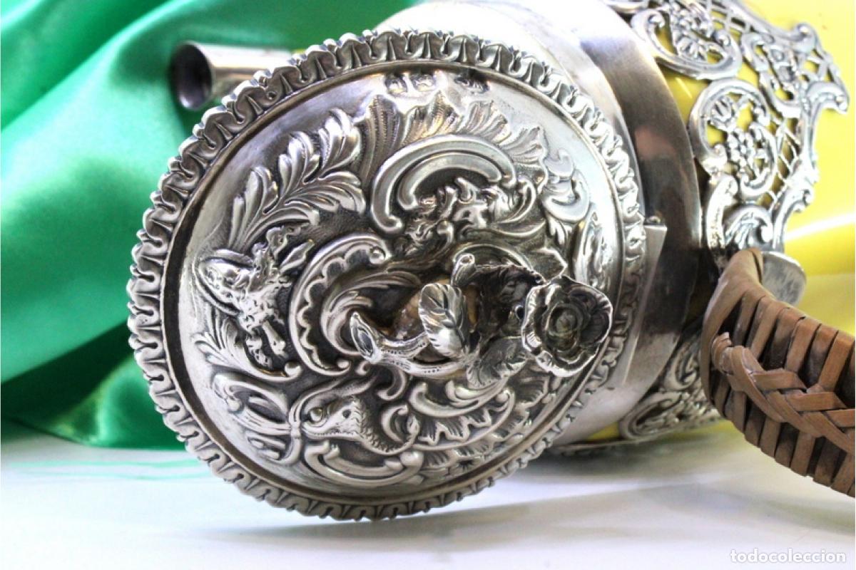Antig&uuml;edades: tetera de plata - Foto 5