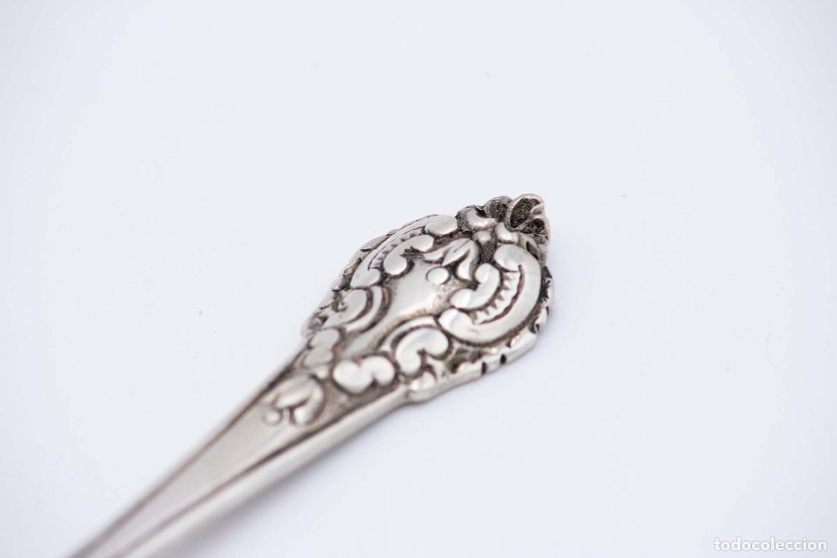Antig&uuml;edades: Cuchillo de plata, para pescar - Foto 4