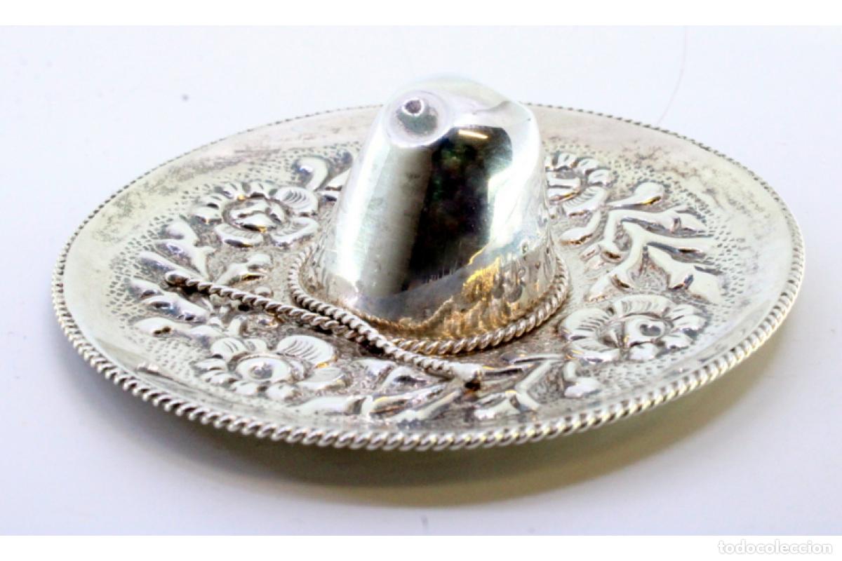Antig&uuml;edades: Sombrero mexicano, en plata - Foto 2