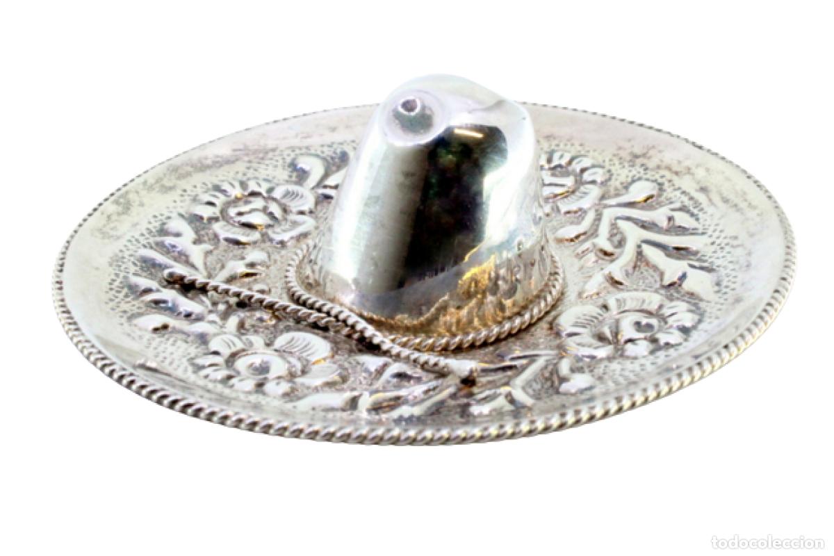 Antig&uuml;edades: Sombrero mexicano, en plata - Foto 1
