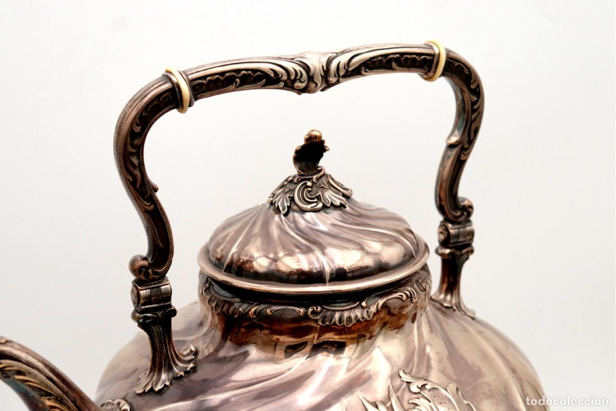 Antig&uuml;edades: tetera de plata - Foto 6