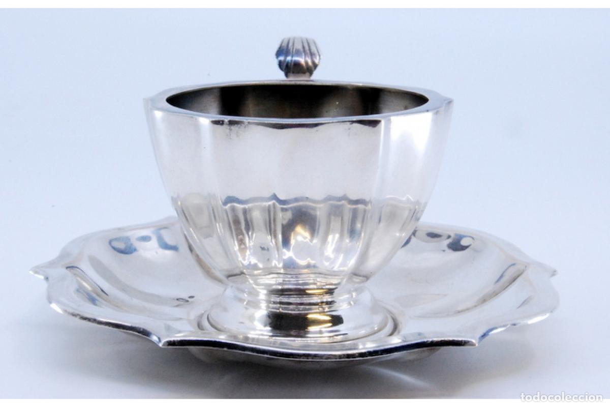 Antig&uuml;edades: taza de t&eacute; de plata - Foto 2