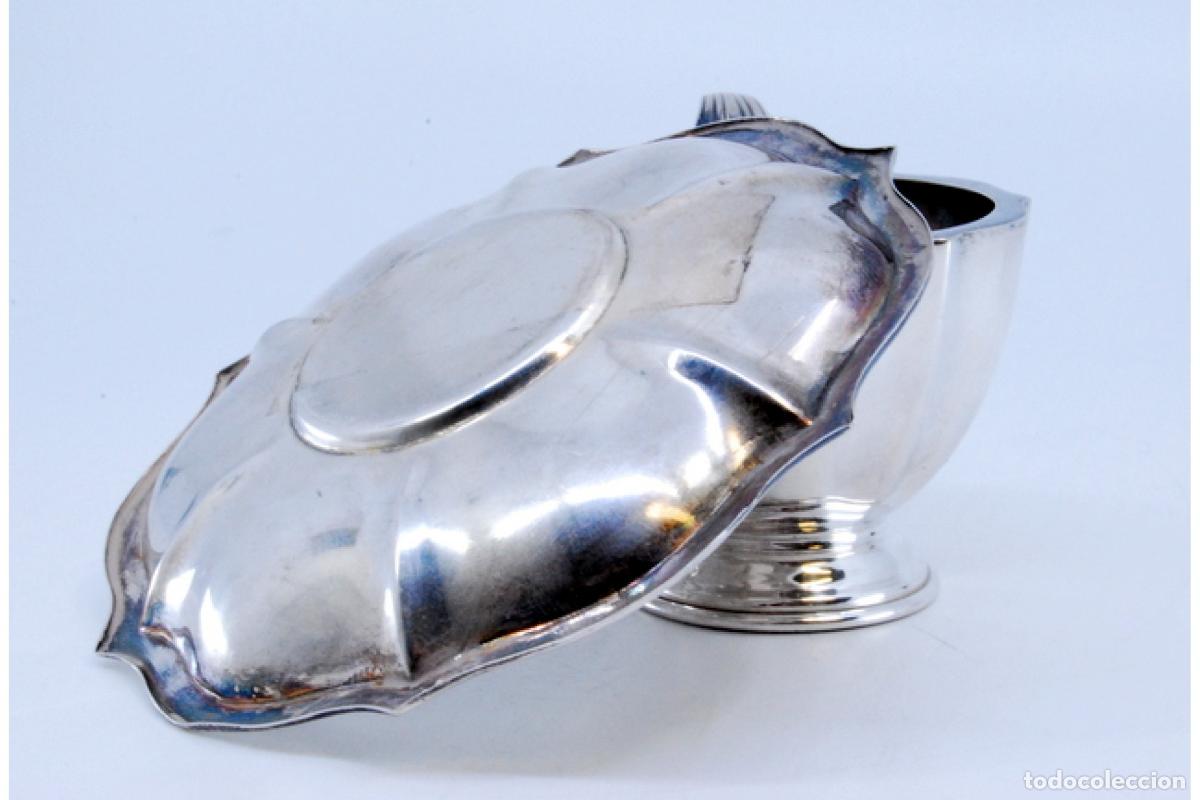 Antig&uuml;edades: taza de t&eacute; de plata - Foto 4