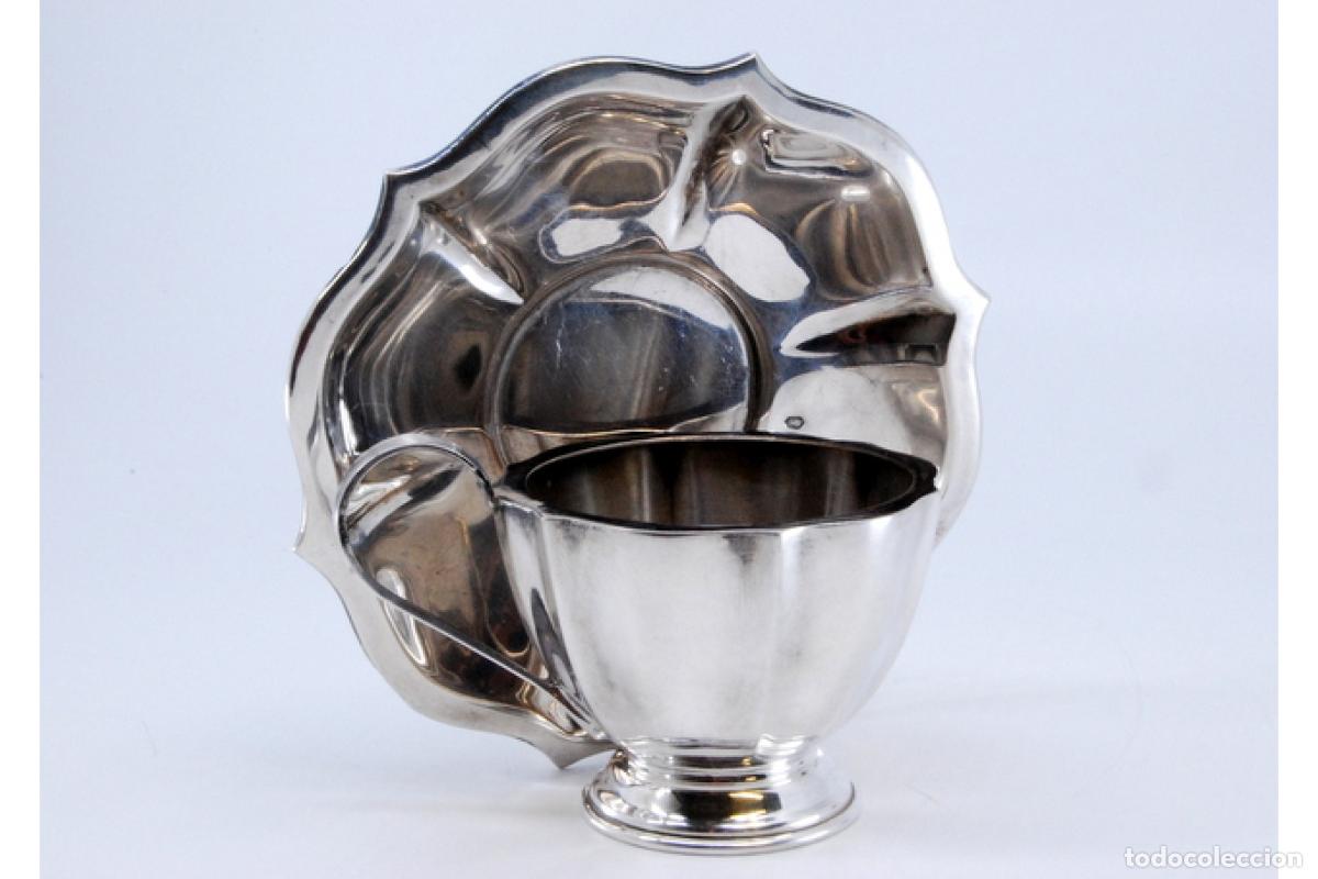 Antig&uuml;edades: taza de t&eacute; de plata - Foto 8