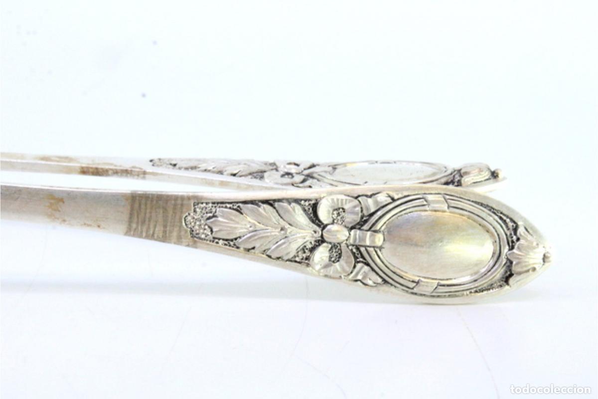 Antig&uuml;edades: Cuchillo y tenedor de plata para queso. - Foto 5