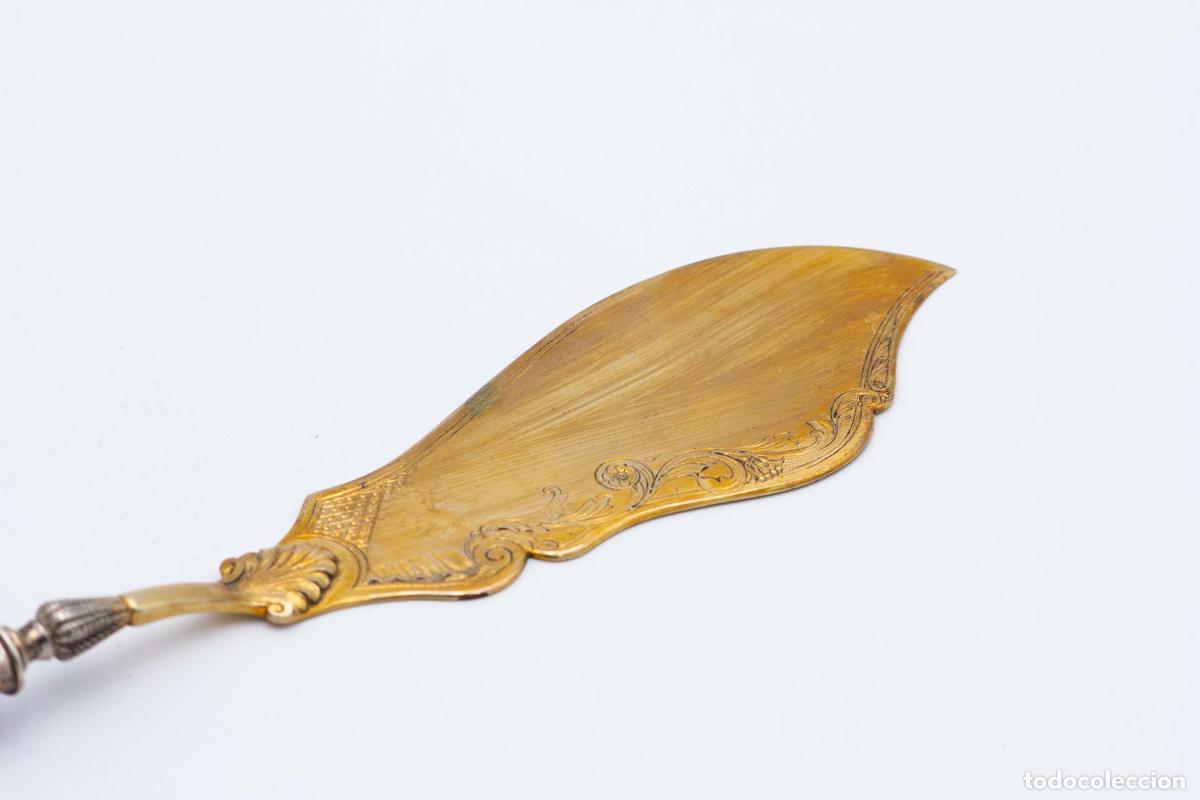 Antig&uuml;edades: Cuchillo de plata, para pescar - Foto 2