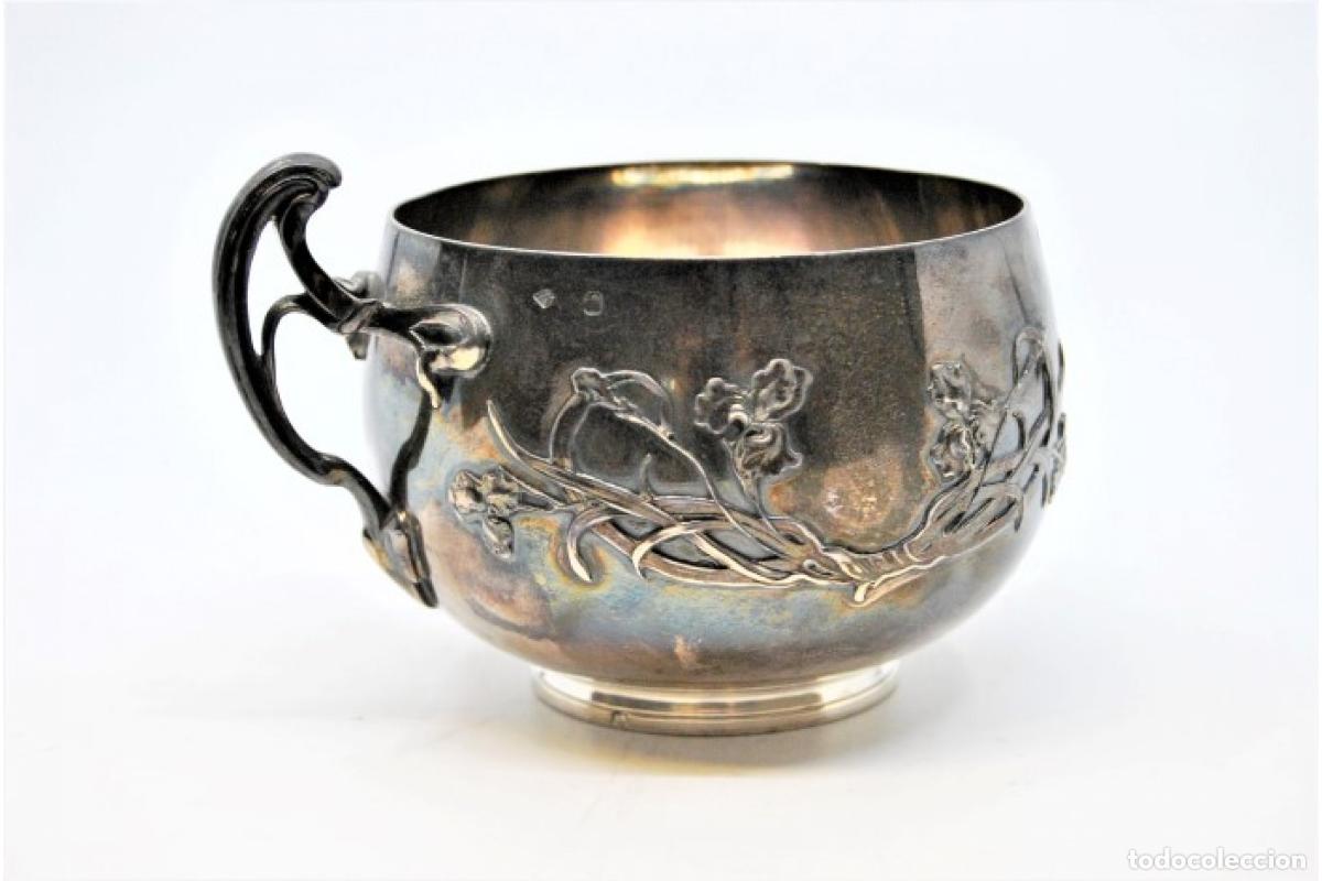 Antig&uuml;edades: taza de t&eacute; de plata - Foto 6