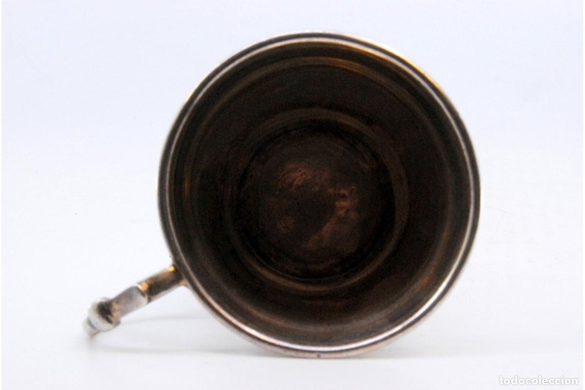 Antig&uuml;edades: taza de t&eacute; de plata - Foto 3