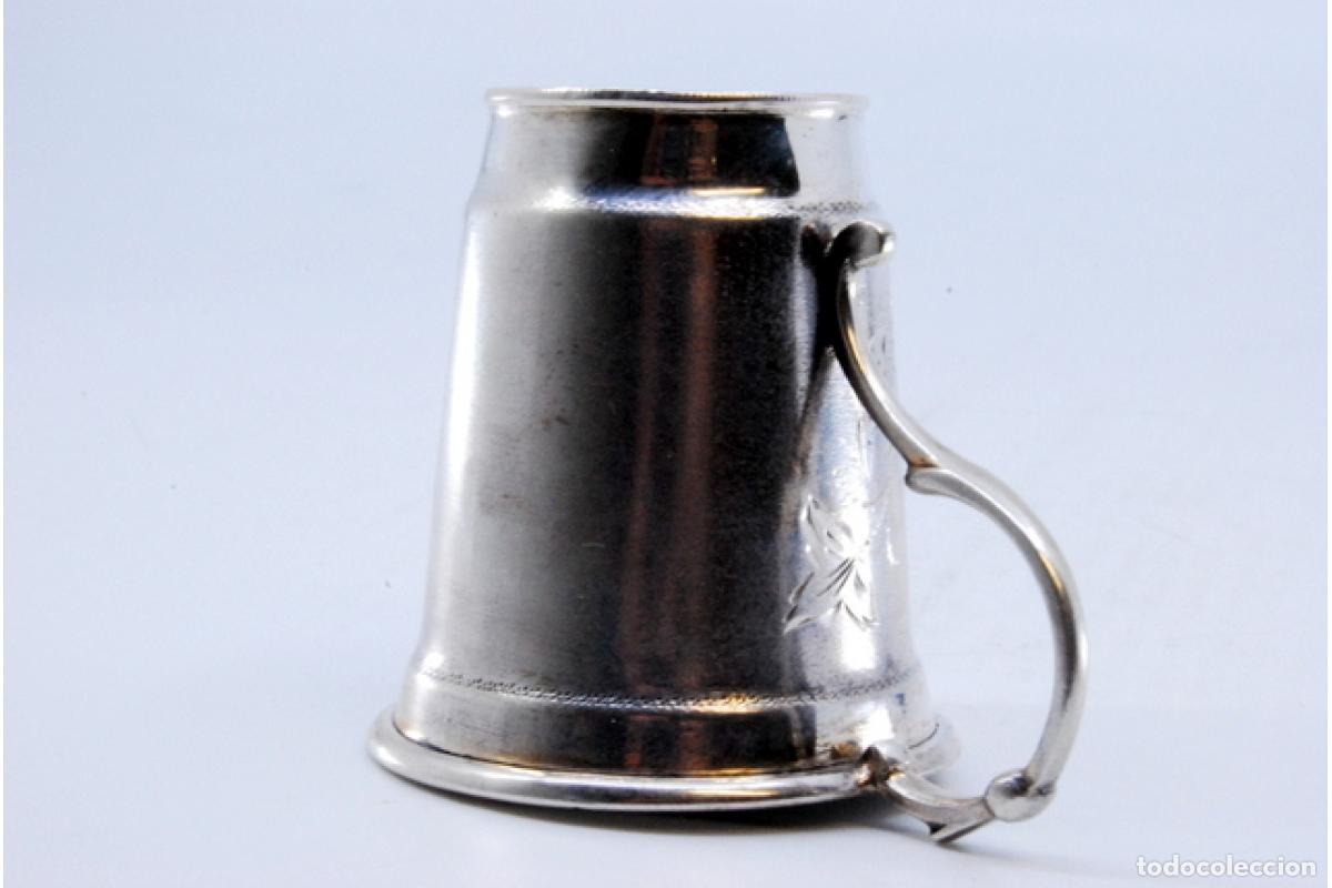 Antig&uuml;edades: taza de t&eacute; de plata - Foto 5