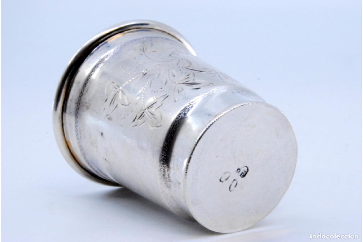 Antig&uuml;edades: taza de t&eacute; de plata - Foto 6