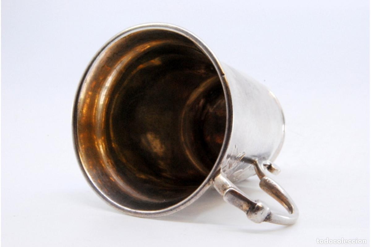 Antig&uuml;edades: taza de t&eacute; de plata - Foto 8