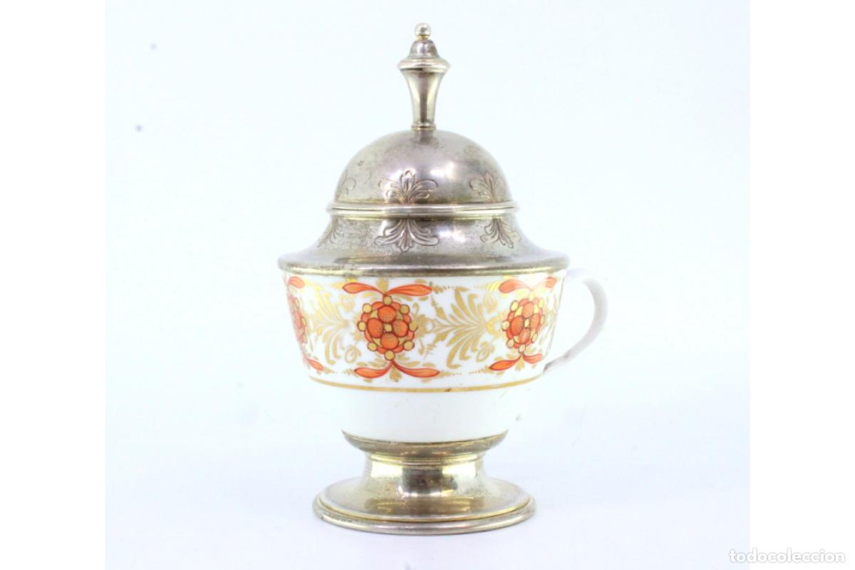 Antig&uuml;edades: taza de t&eacute; de plata - Foto 2