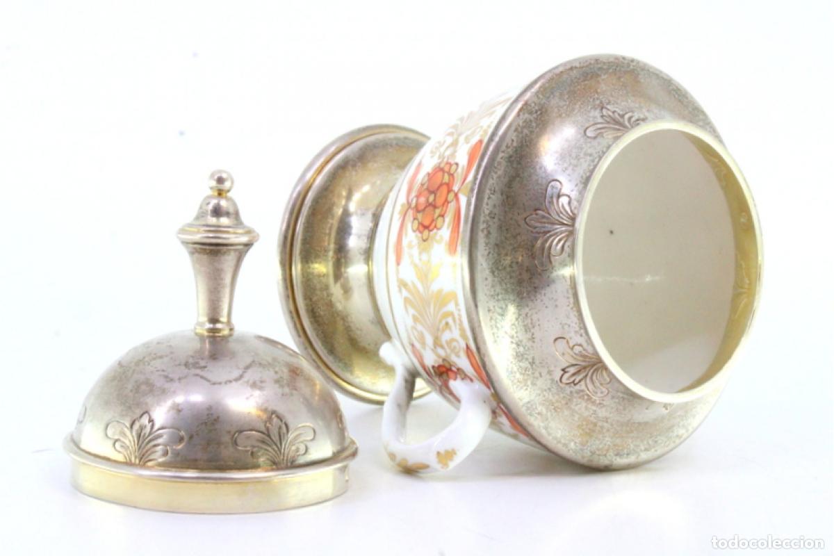 Antig&uuml;edades: taza de t&eacute; de plata - Foto 5