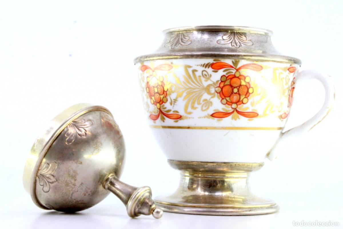 Antig&uuml;edades: taza de t&eacute; de plata - Foto 8