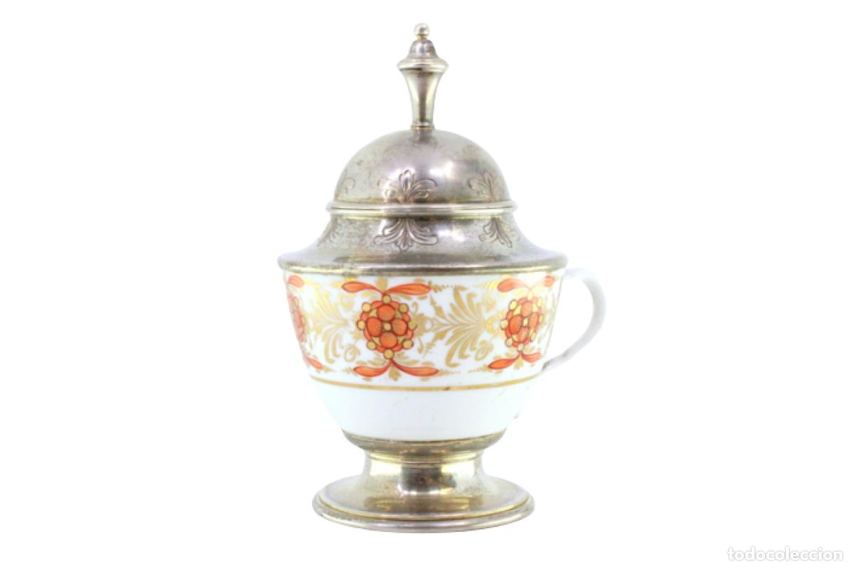 Antig&uuml;edades: taza de t&eacute; de plata - Foto 1