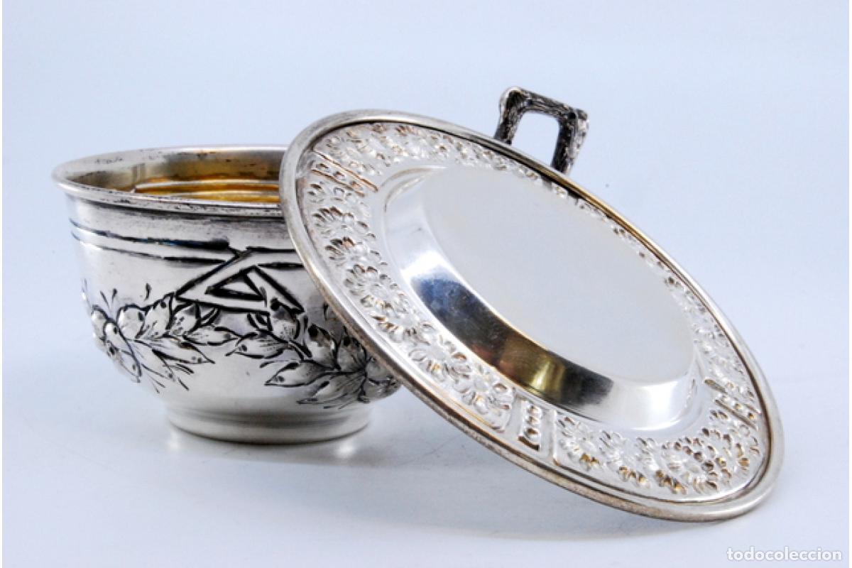 Antig&uuml;edades: taza de t&eacute; de plata - Foto 5