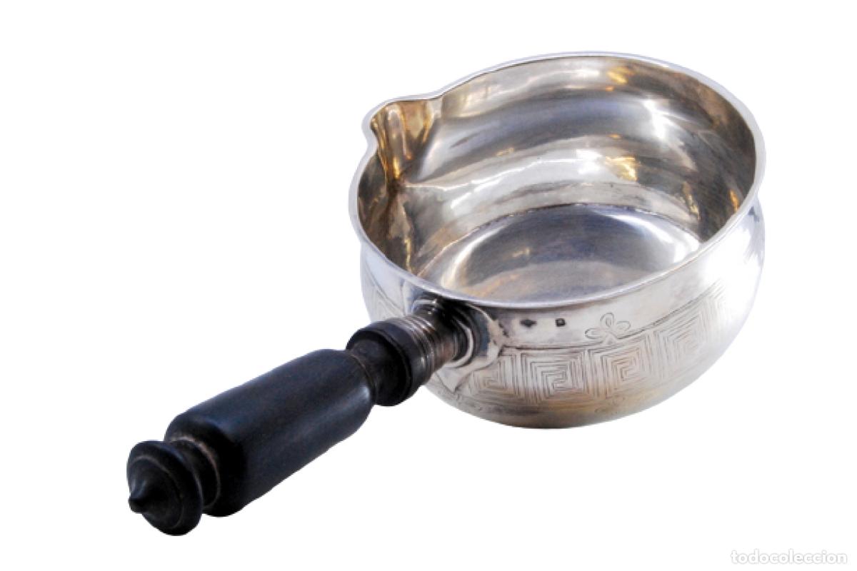 Antiques: fuente de plata para hornear