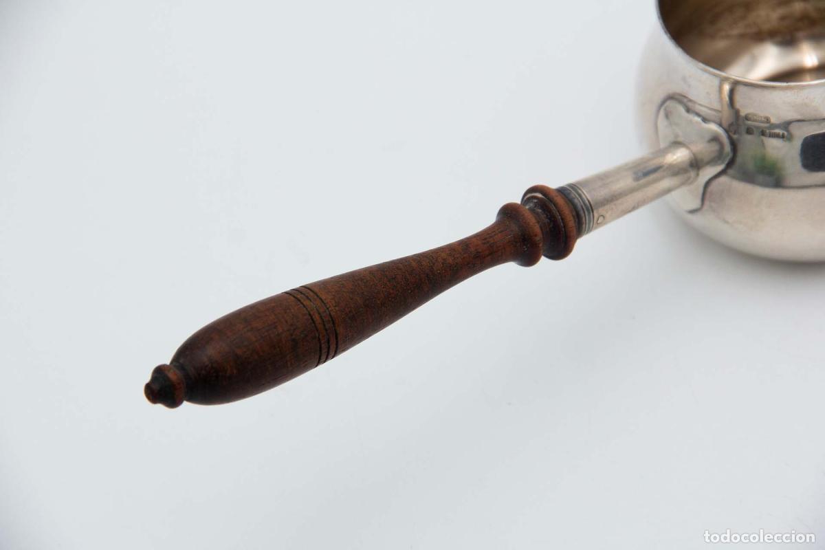 Antig&uuml;edades: chocolatera de plata - Foto 2