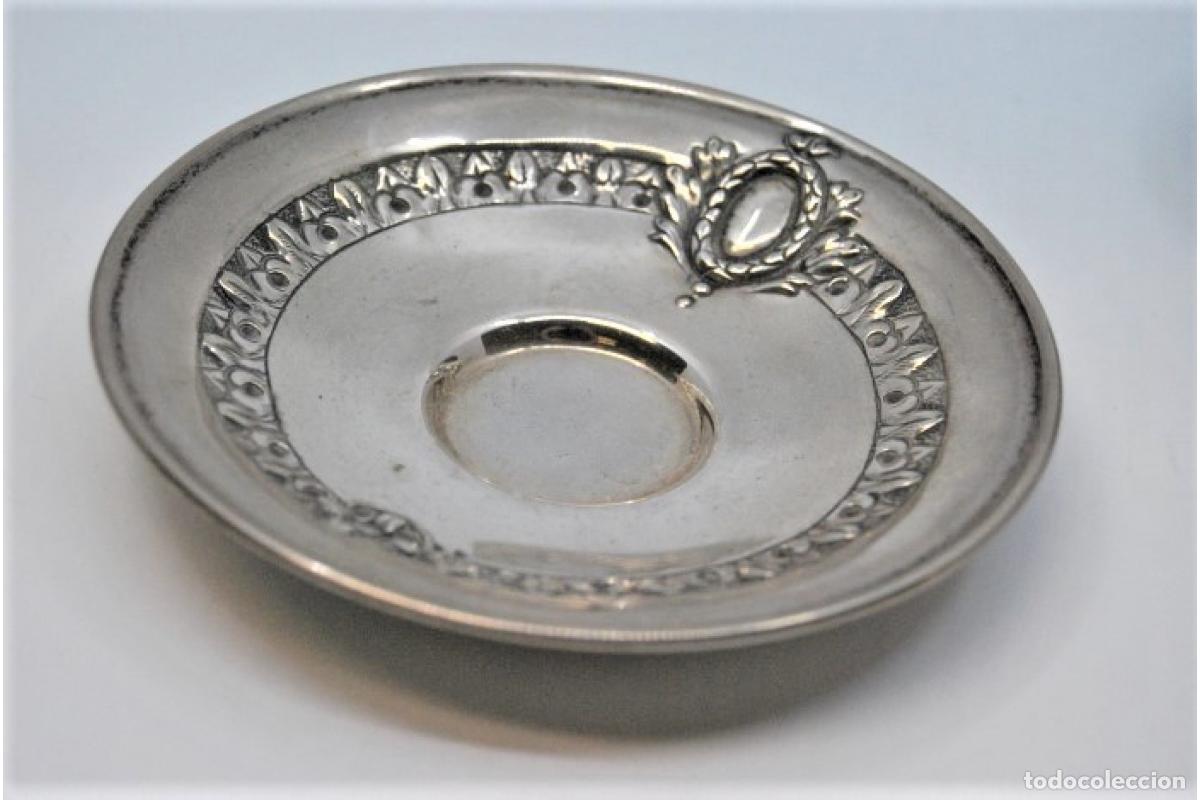 Antig&uuml;edades: taza de t&eacute; de plata - Foto 6