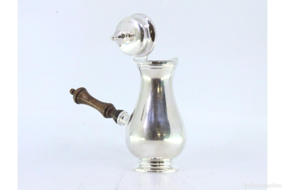 Antig&uuml;edades: chocolatera de plata - Foto 2