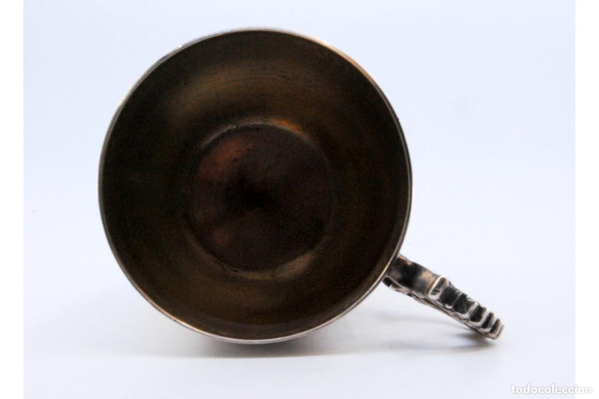 Antig&uuml;edades: taza de t&eacute; de plata - Foto 6