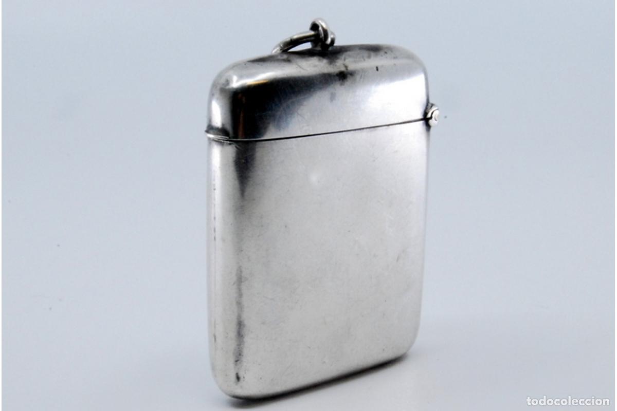 Antig&uuml;edades: Caja de cerillas de plata - Foto 4
