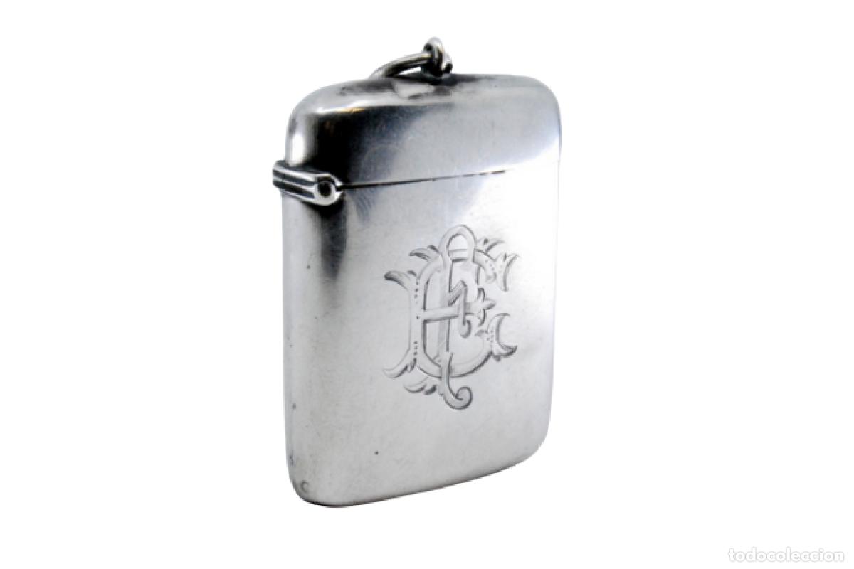Antig&uuml;edades: Caja de cerillas de plata - Foto 1