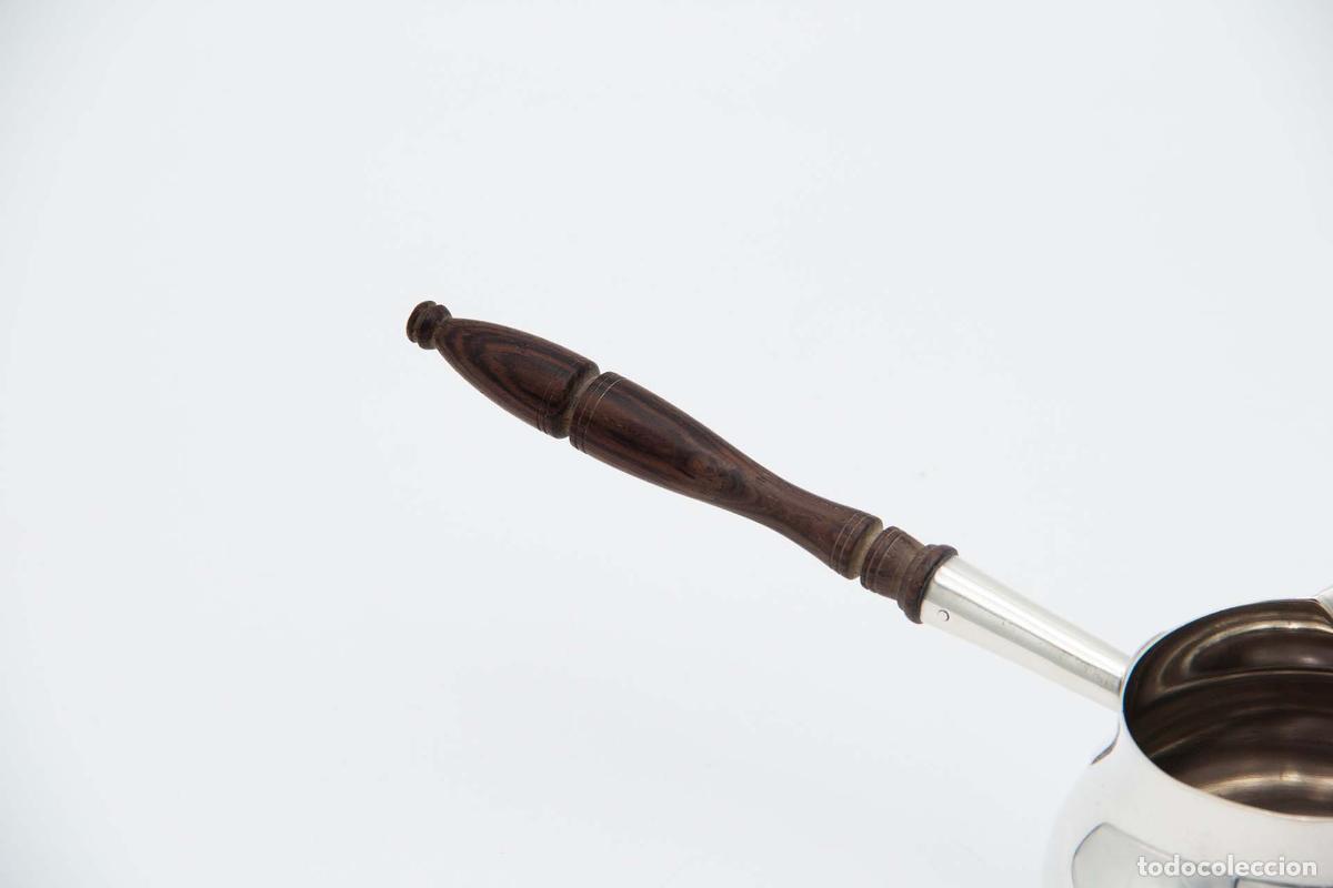 Antig&uuml;edades: chocolatera de plata - Foto 2