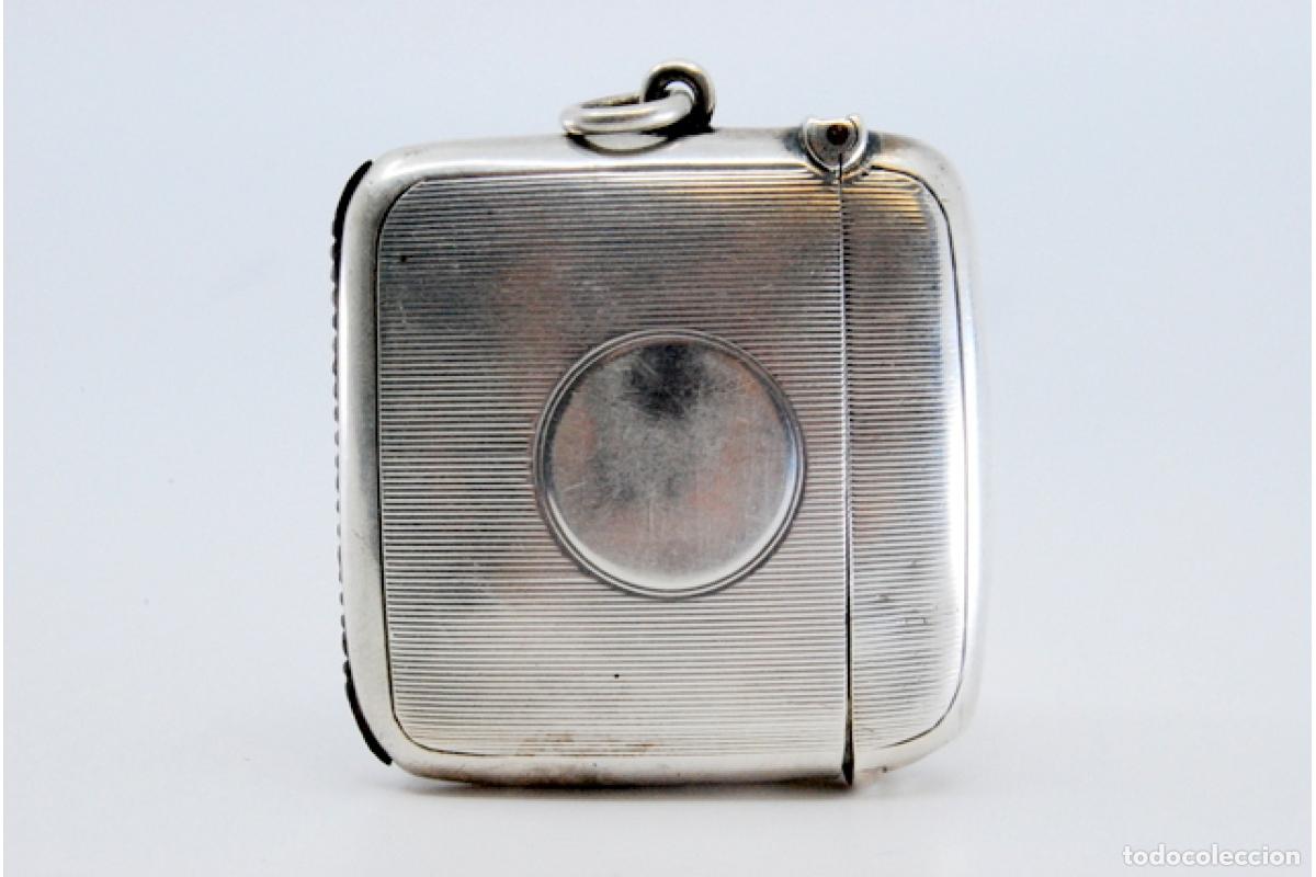Antig&uuml;edades: Caja de cerillas de plata - Foto 5