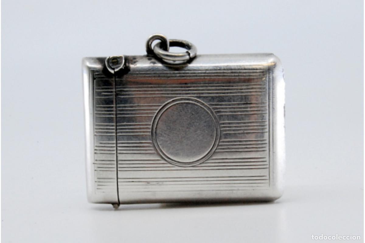 Antig&uuml;edades: Caja de cerillas de plata - Foto 7