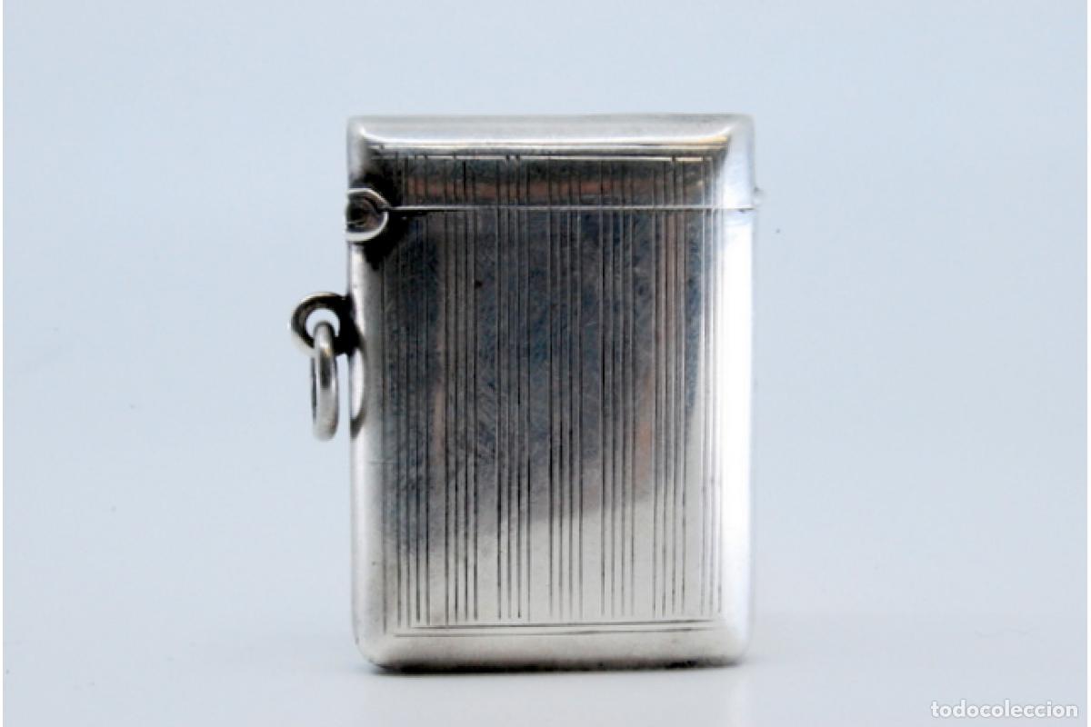Antig&uuml;edades: Caja de cerillas de plata - Foto 10