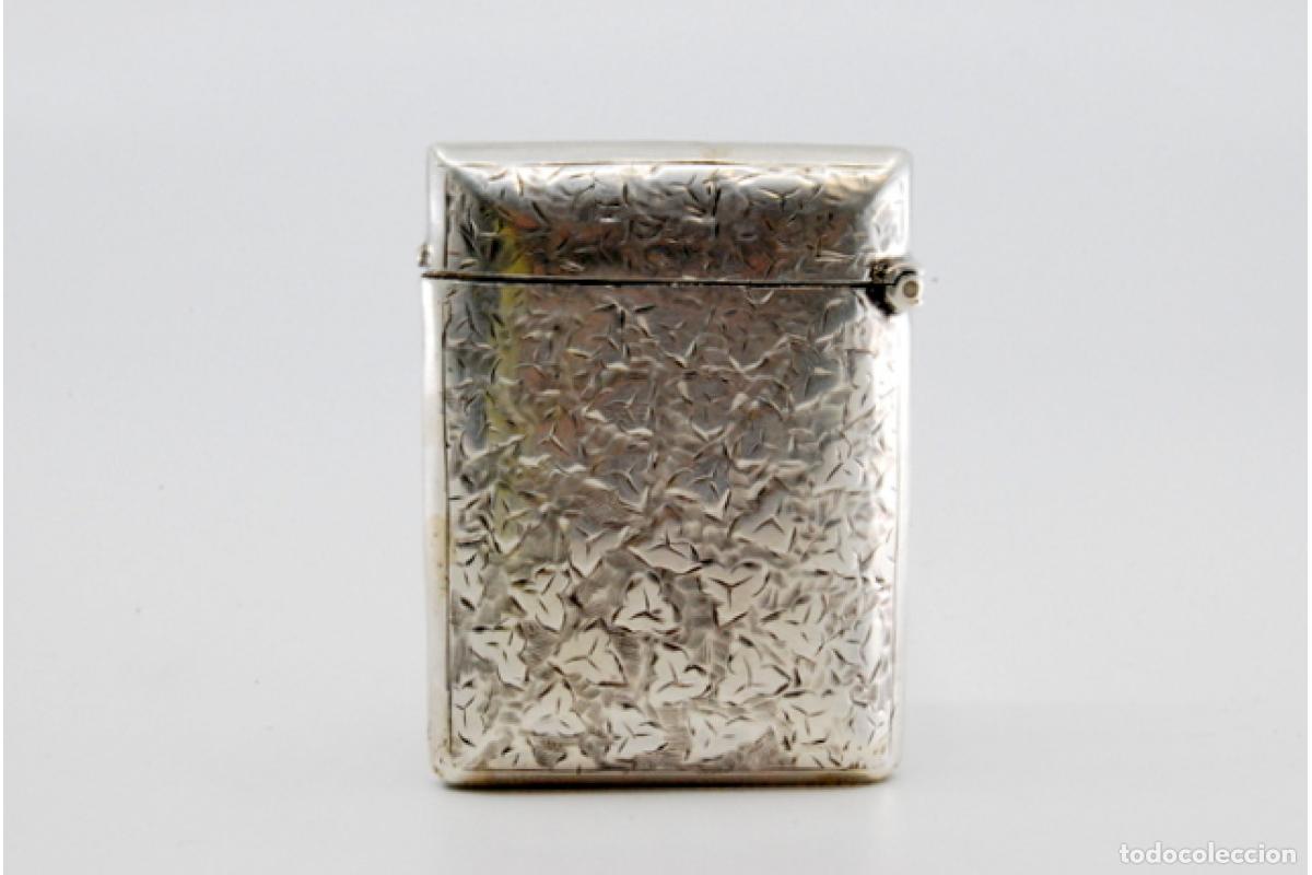 Antig&uuml;edades: Caja de cerillas de plata - Foto 8