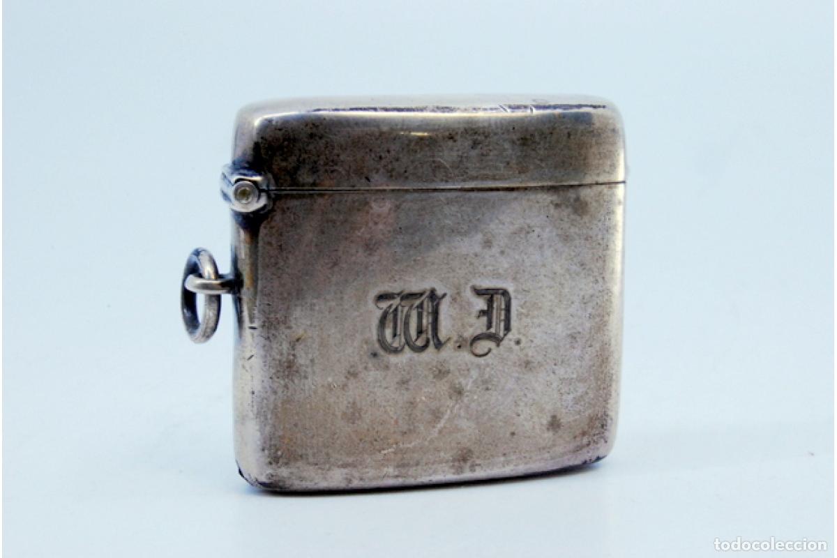 Antig&uuml;edades: Caja de cerillas de plata - Foto 9