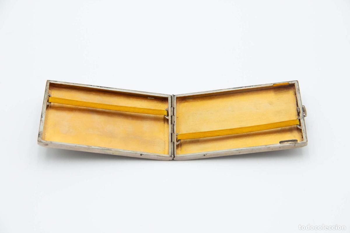 Antig&uuml;edades: Caja de cigarrillos, en plata - Foto 2