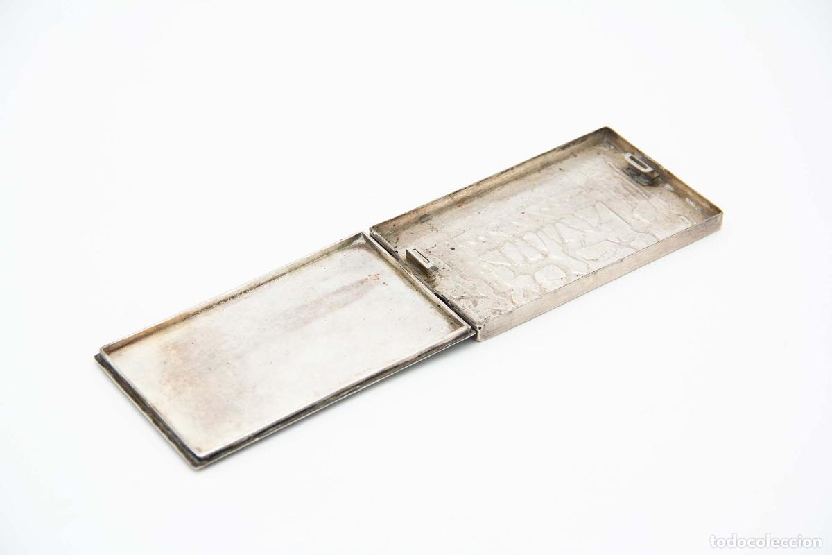 Antig&uuml;edades: Caja de cigarrillos, en plata - Foto 2