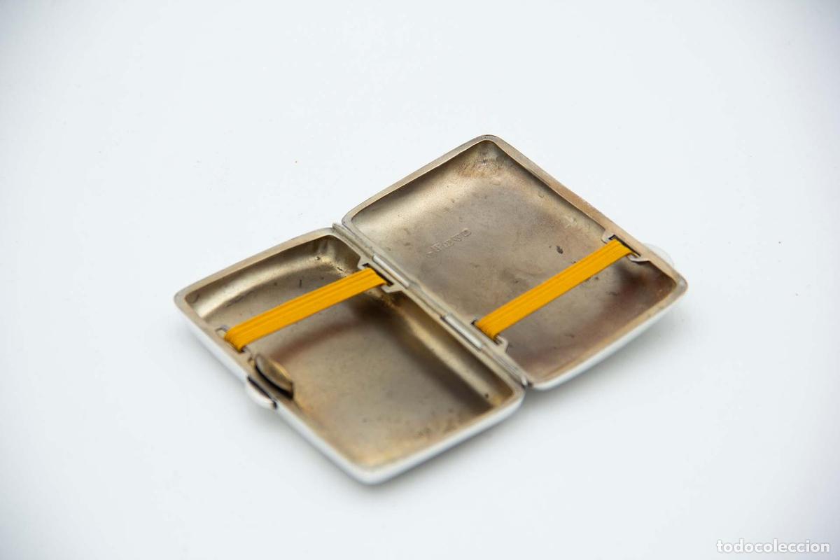 Antig&uuml;edades: Caja de cigarrillos, en plata - Foto 2