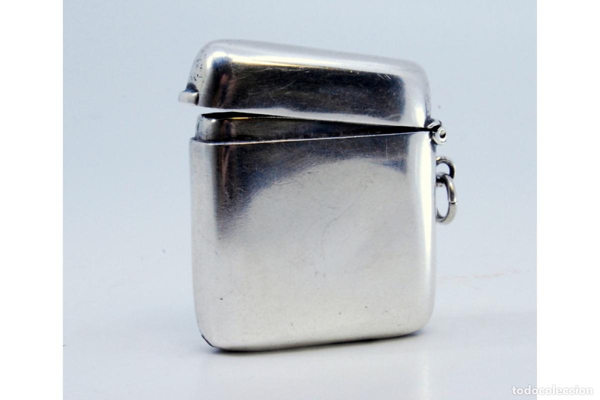 Antig&uuml;edades: Caja de cerillas de plata - Foto 5