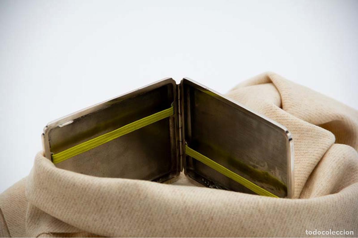 Antig&uuml;edades: Caja de cigarrillos, en plata - Foto 2