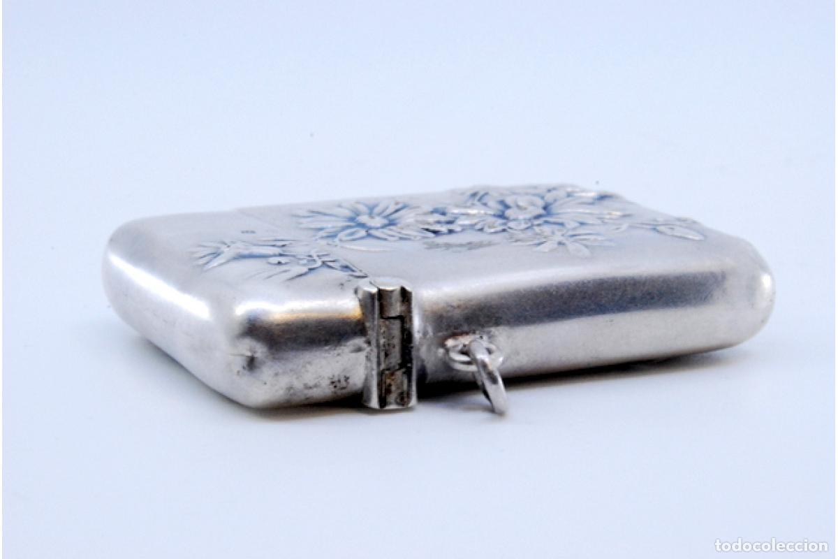 Antig&uuml;edades: Caja de cerillas de plata - Foto 4