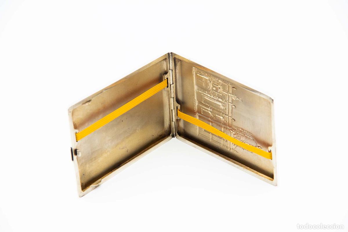 Antig&uuml;edades: Caja de cigarrillos, en plata - Foto 2