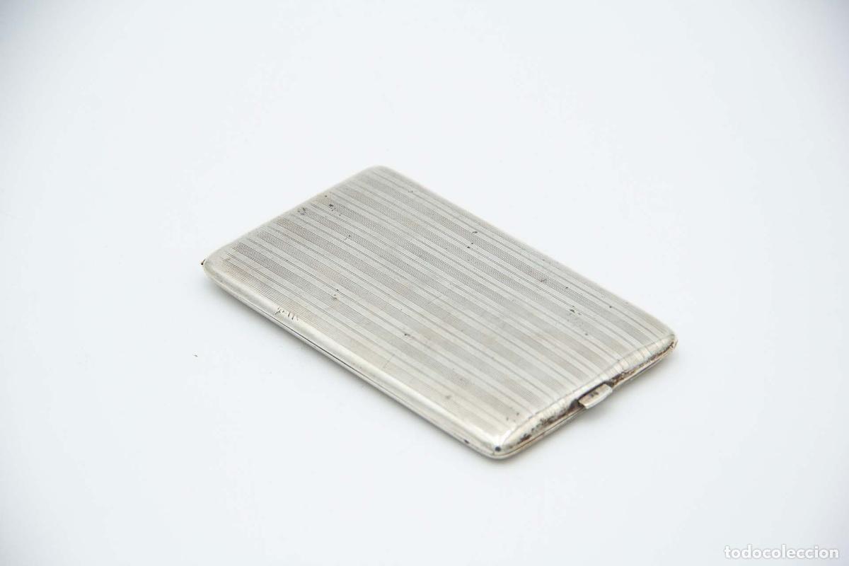 Antig&uuml;edades: Caja de cigarrillos, en plata - Foto 3