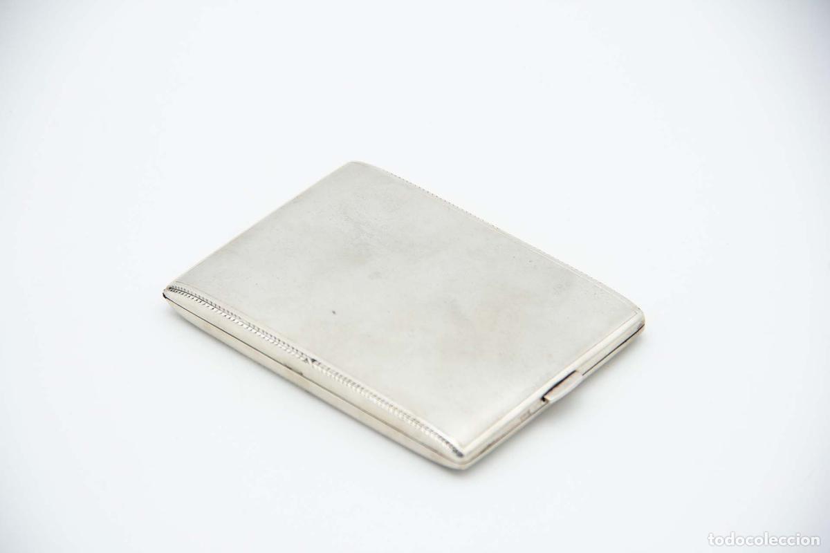 Antig&uuml;edades: Caja de cigarrillos, en plata - Foto 1