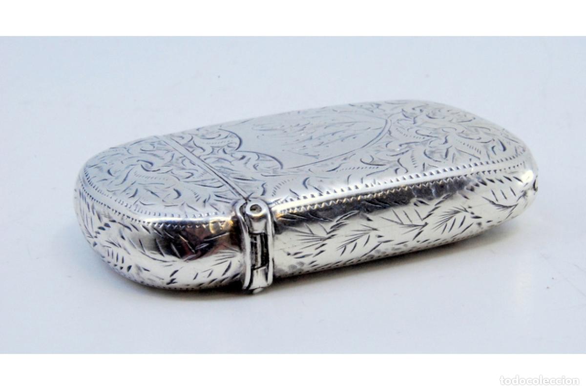 Antig&uuml;edades: Caja de cerillas de plata - Foto 2