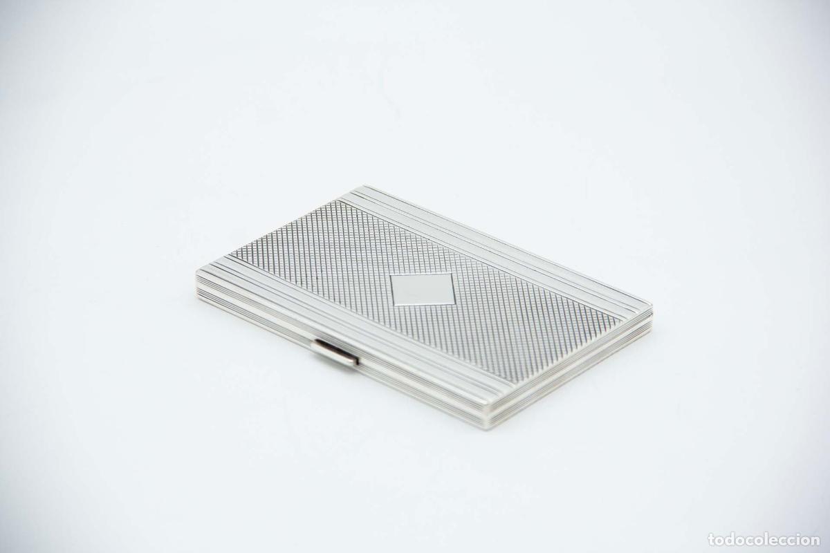 Antig&uuml;edades: Caja de cigarrillos, en plata - Foto 3